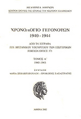 Χρονολόγιο γεγονότων 1940-1944