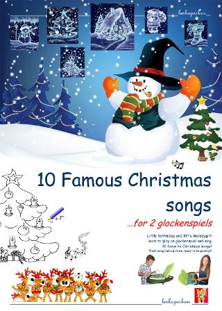 10 FAMOUS CHRISTMAS SONGS FOR 2 GLOCKENSPIELS