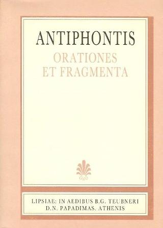 Antiphontis orationes et fragmenta (Αντιφώντος λόγοι και αποσπάσματα)