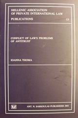 Conflict of Law’s Problems of Antitrust
