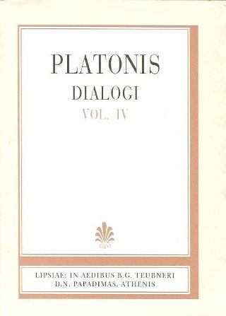 Platonis dialogi (Πλάτωνος διάλογοι)