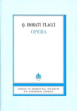 Q. Horati Flacci opera. Carmina, libri I-IV (Κοίντου Οράτιου Φλάκκου, ωδαί, βιβλία Α’-Δ’)
