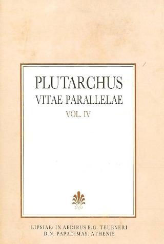 Plutarchi. vitae parallelae, vol. IV, indices (Πλουτάρχου βίοι παράλληλοι,  ευρετήριο)