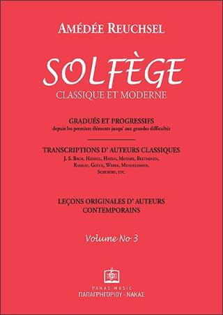 SOLFÈGE VOL. 3 CLASSIQUE ET MODERNE
