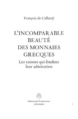 L’incomparable beauté des monnaies grecques