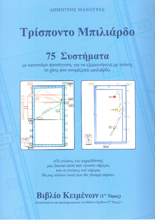 Τρίσποντο Μπιλιάρδο 75 Συστήματα: Βιβλίο Κειμένων